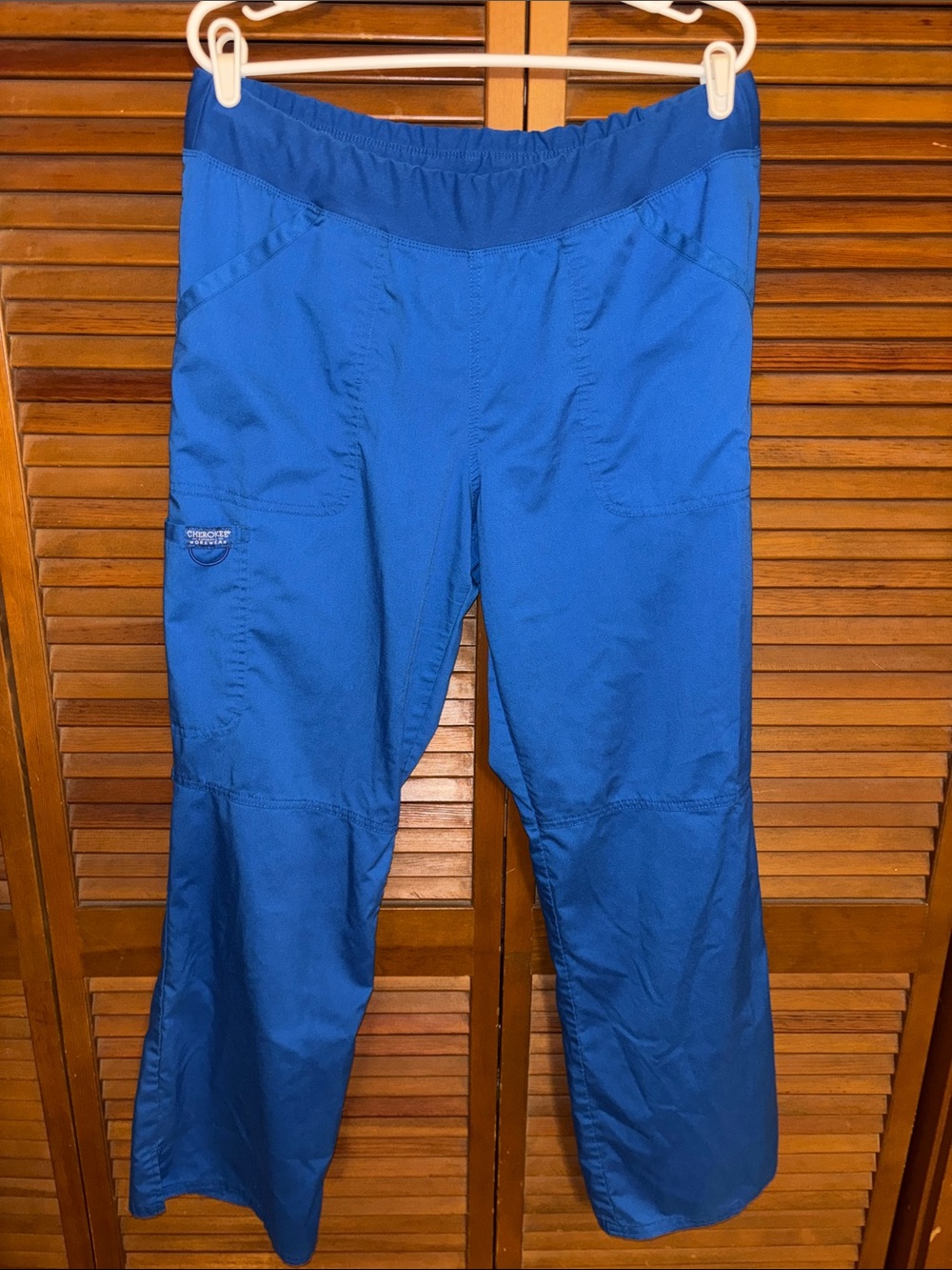 CHEROKEE Royal Blue Scrub Pants with Side Pocket